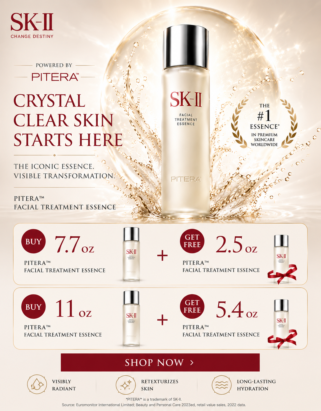 SK-II Crystal Clear Skin Starts Here